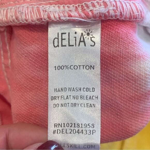 Delia’s Tie Dye Rainbow Jeans High Rise Size 2X - Picture 8 of 8